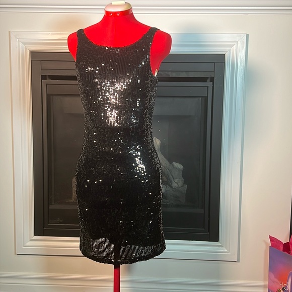 Dresses & Skirts - Bedo Sequin Black Party Cocktail dress